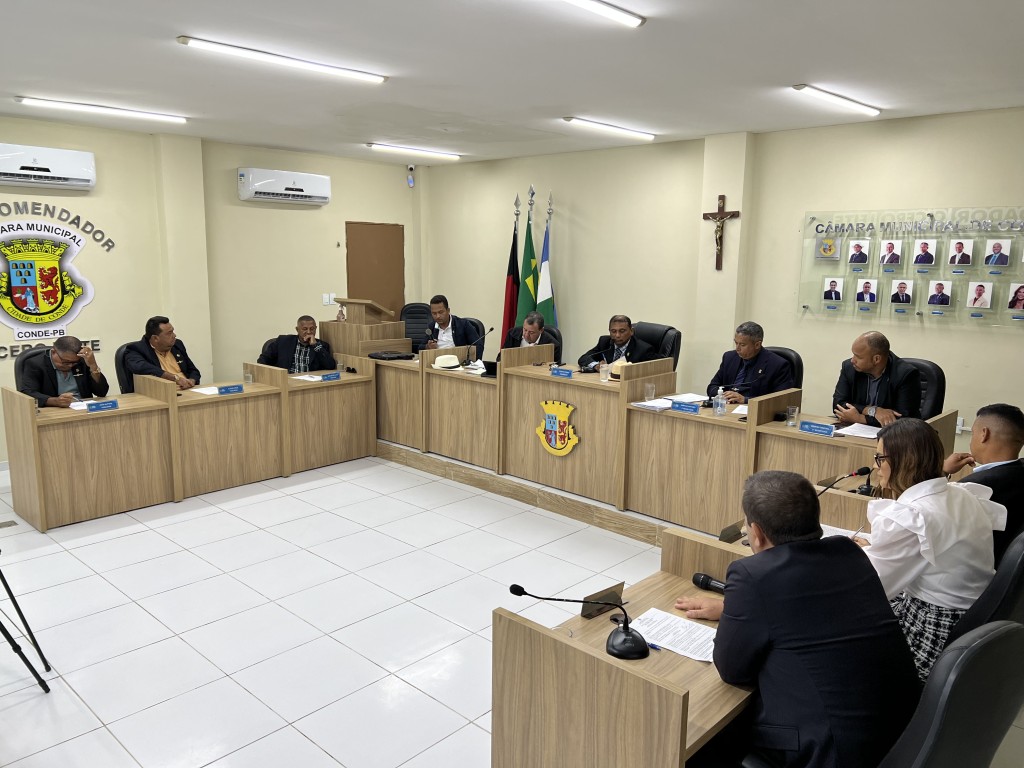 Vereadores de Conde se reúnem em Sessão Ordinária e aprovam LDO 2024