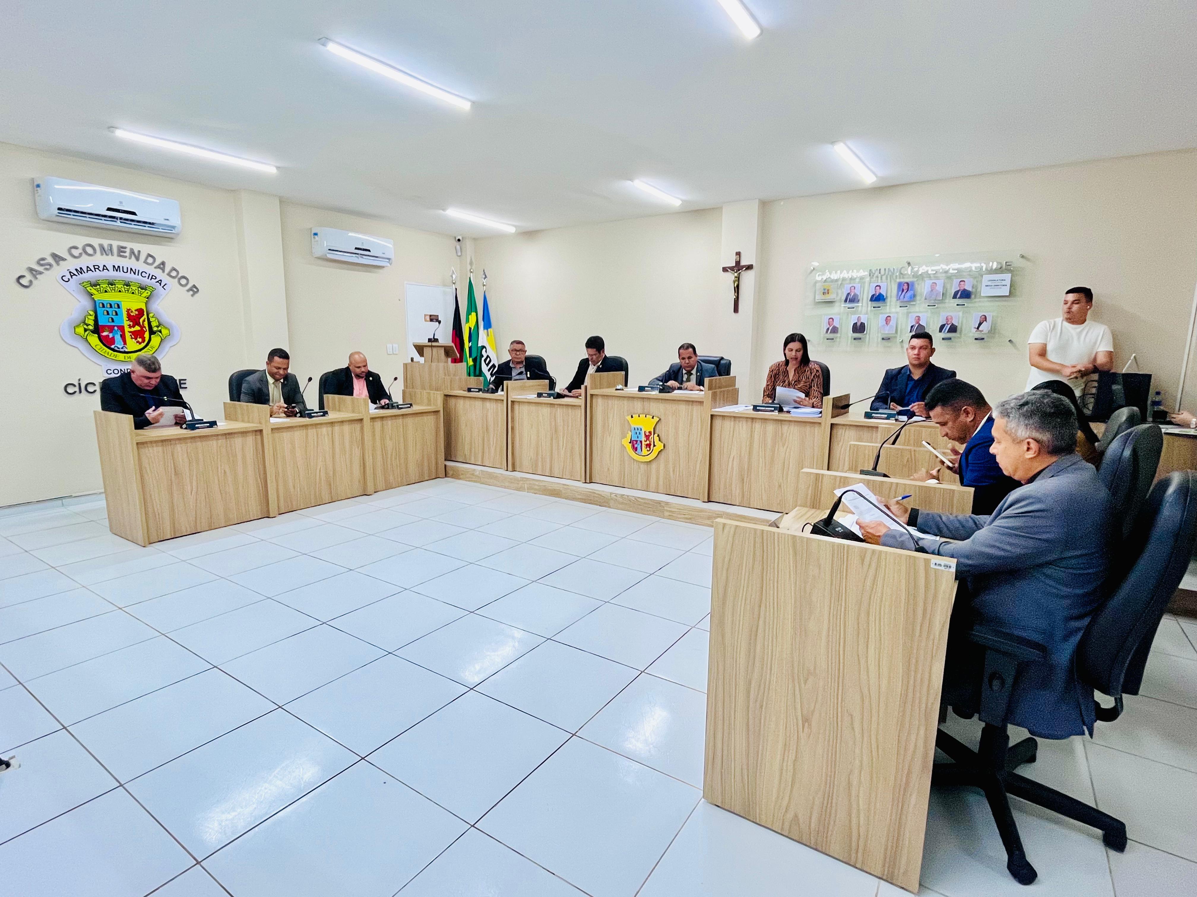 Câmara de Conde aprova solicitação de limpeza no centro da cidade e marca Audiência Pública para discutir comércio em Tambaba