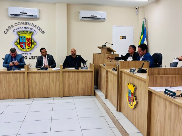 Vereadores de Conde solicitam melhorias em praças, campos e iluminação pública nas comunidades nesta segunda-feira (20) 