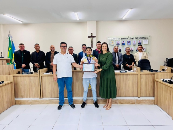 Câmara Municipal de Conde realiza Sessão Ordinária com entrega de Votos de Aplauso