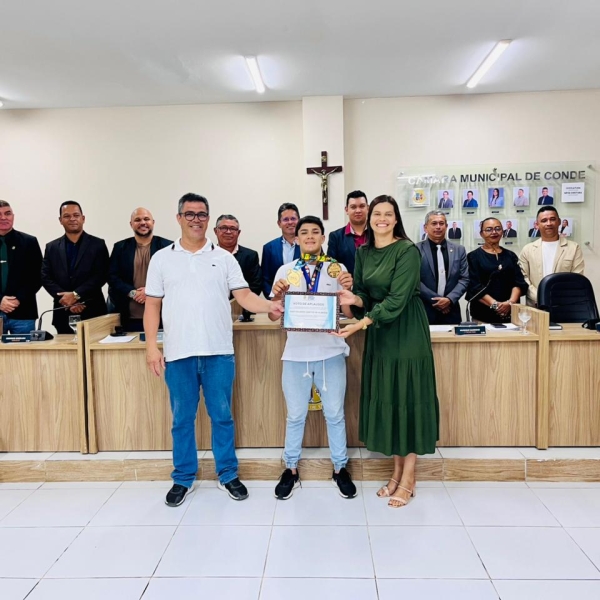 Câmara Municipal de Conde realiza Sessão Ordinária com entrega de Votos de Aplauso