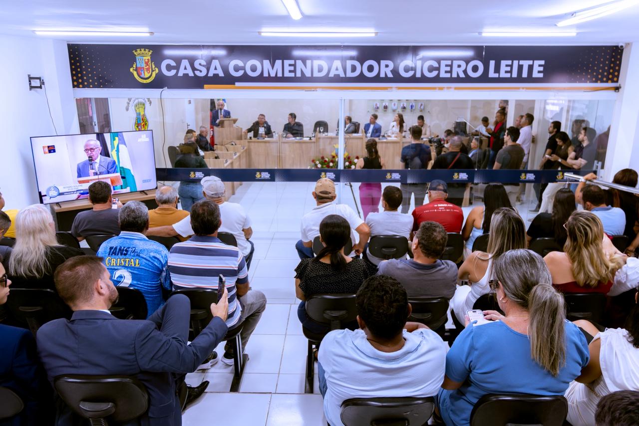 Sessão Solene marcou abertura do ano legislativo de 2026 na Câmara de Conde