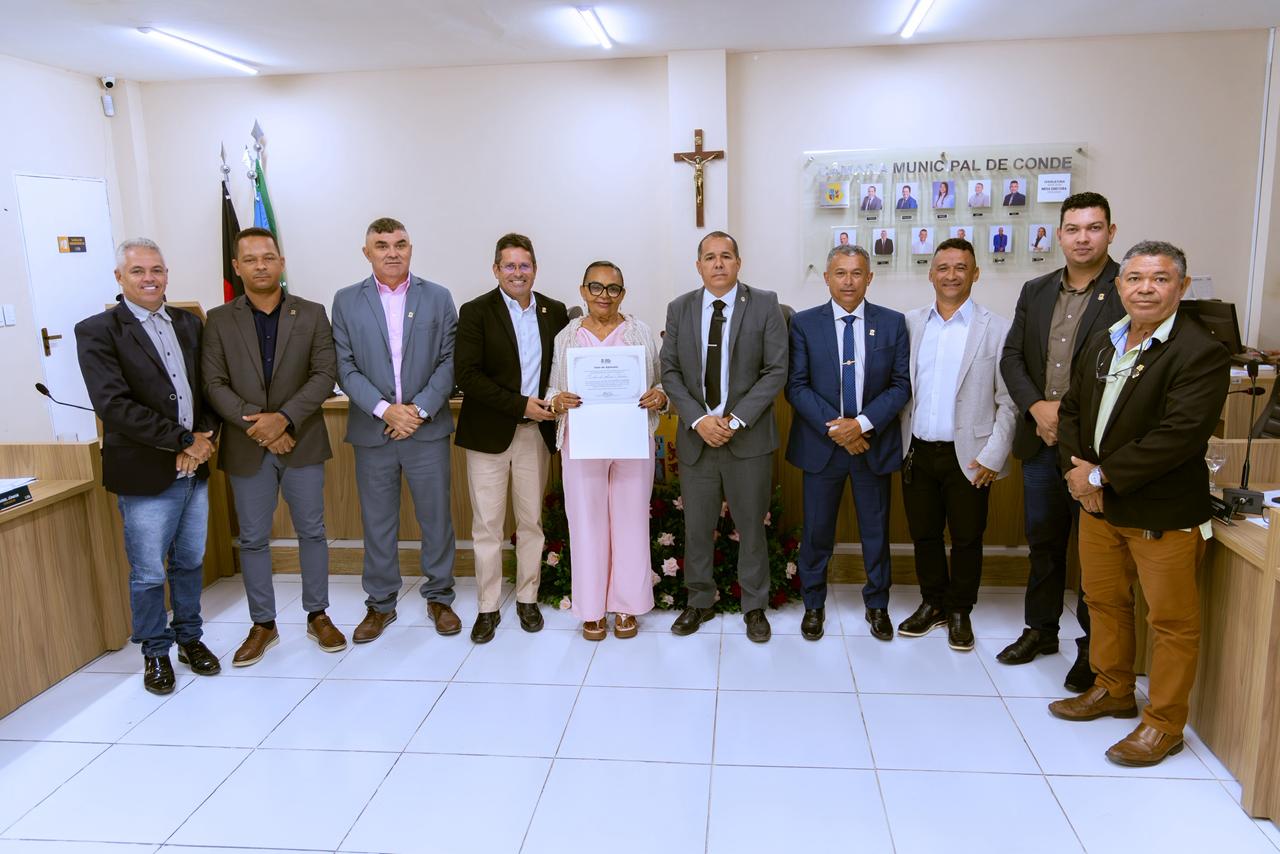 Dia Internacional da Mulher é celebrado com homenagem na Câmara de Conde