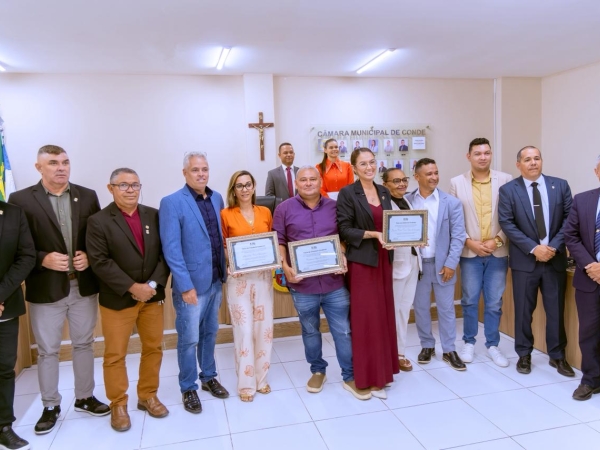 Homenagens marcam Sessão Ordinária com entrega de títulos de cidadão Condense