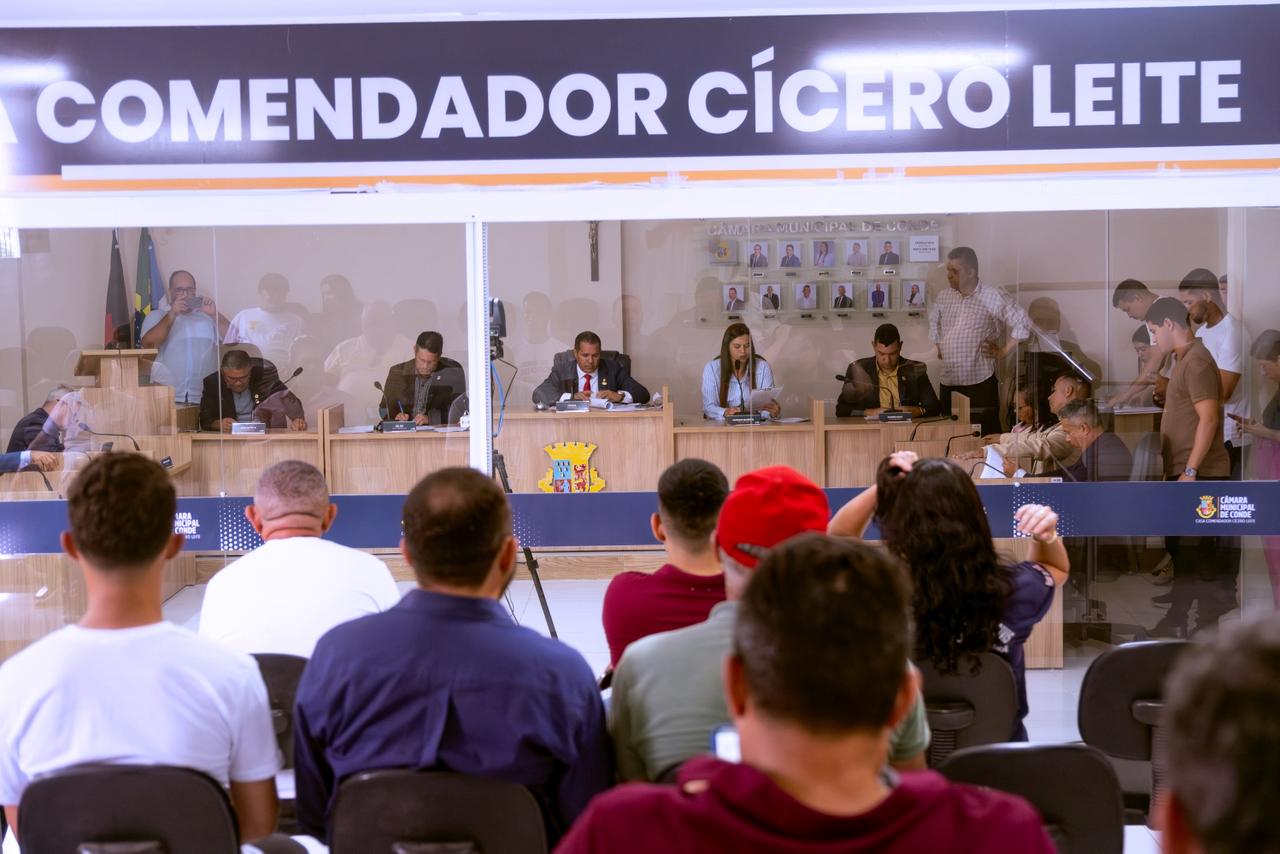 Vereadores de Conde aprovam projetos sobre educação e combate à violência contra a mulher