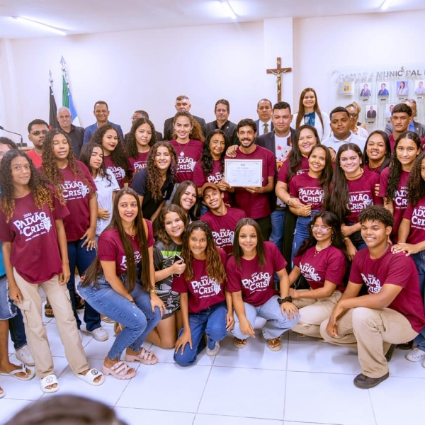 Câmara de Conde entrega voto de aplausos ao elenco da Paixão de Cristo