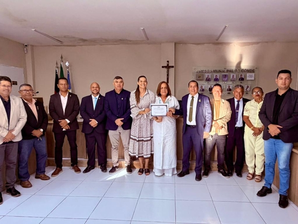Câmara de Conde aprova projetos para entrega de títulos de cidadão em Sessão Ordinária 