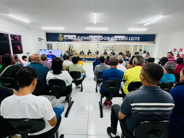Câmara de Conde aprova projeto que institui o Programa Municipal de Economia
