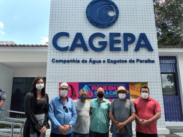 Vereadores de Conde se reúnem com representantes da Cagepa para discutir o restabelecimento da água no município